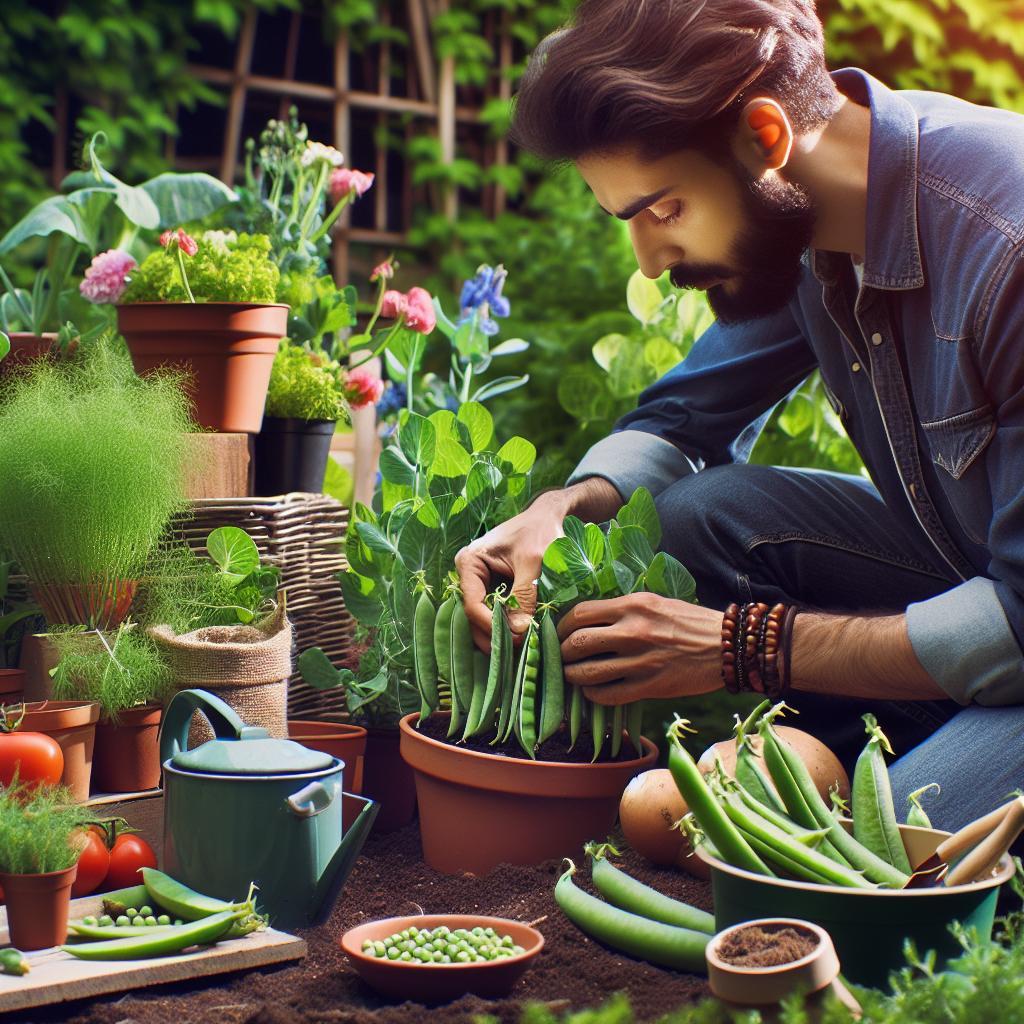 Jak pěstovat hrášek: Sladká a křupavá zelenina snadno doma