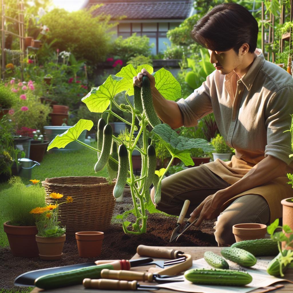 Jak pěstovat okurky hadovky: Křupavé plody přímo z vaší zahrady 1 Jak pěstovat okurky hadovky: Křupavé plody přímo z vaší zahrady