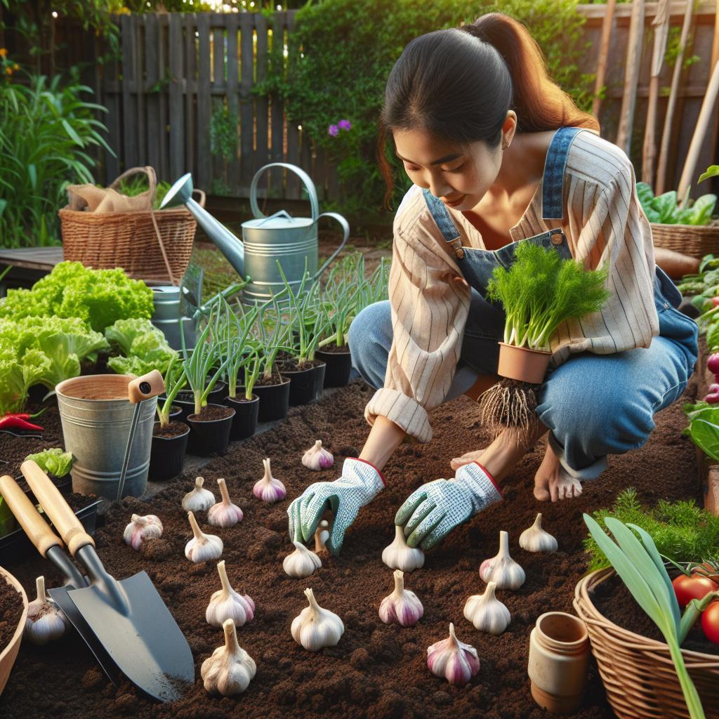 Kdy sázet česnek: Správný čas na výsadbu česneku pro silné hlavičky