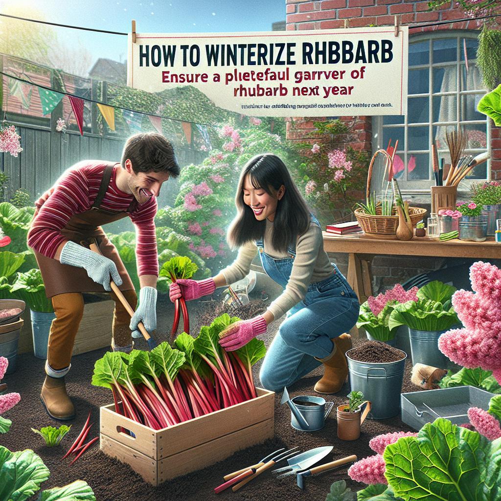 Jak zazimovat rebarboru: Zajistěte si bohatou sklizeň rebarbory příští rok