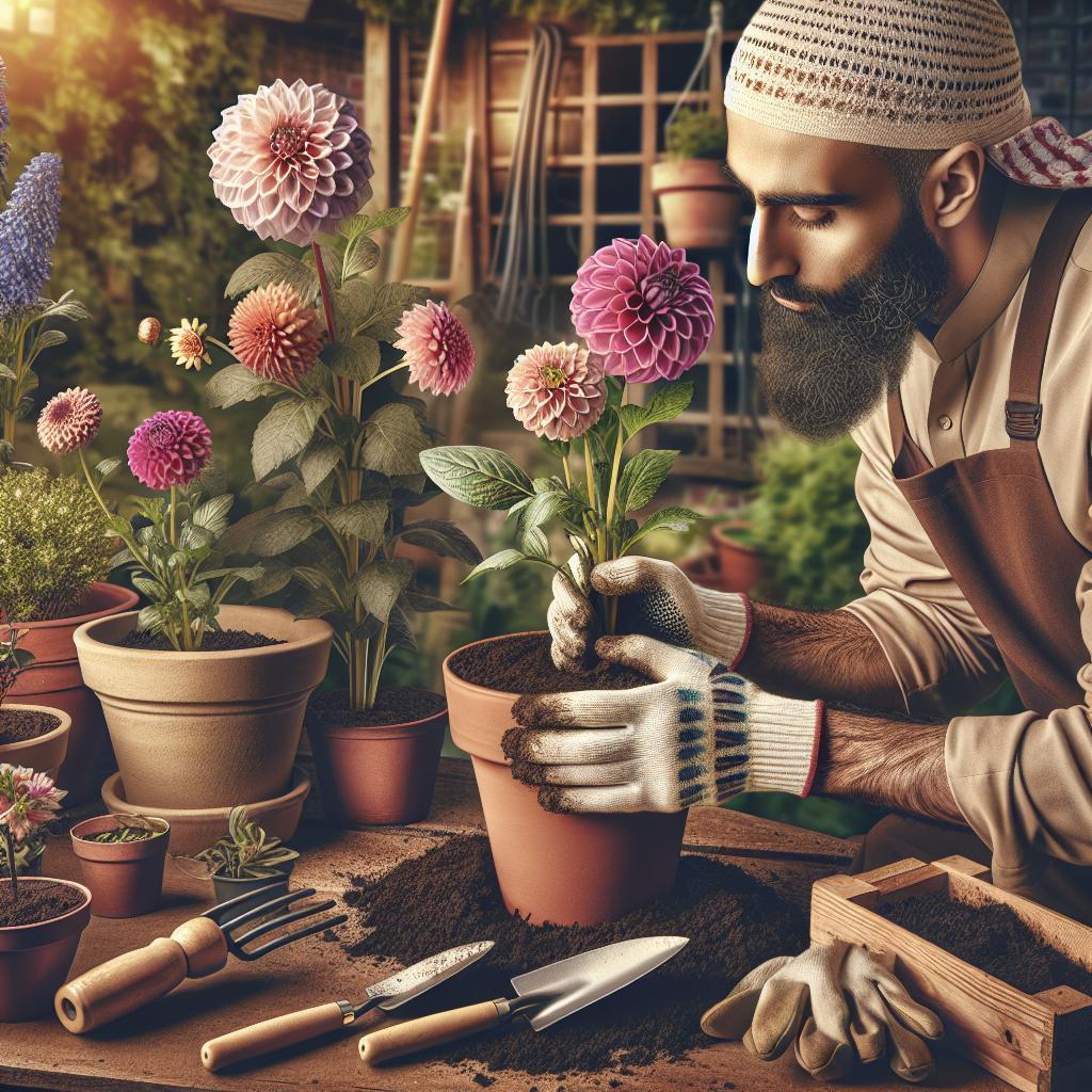 Jak pěstovat jiřiny v květináči – Jiřiny i na malém prostoru s velkým efektem!