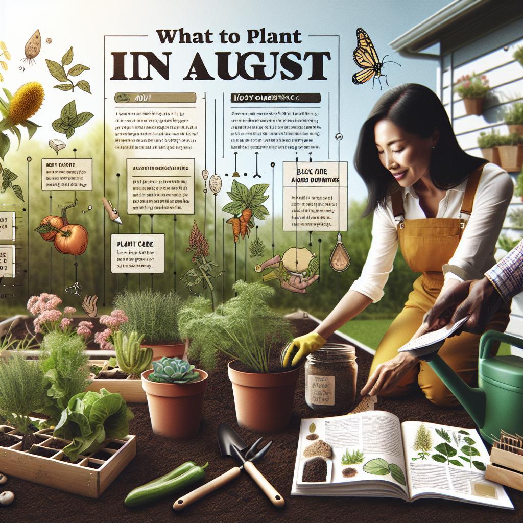 Co sázet v srpnu: Rostliny ideální k výsadbě během srpnových dnů