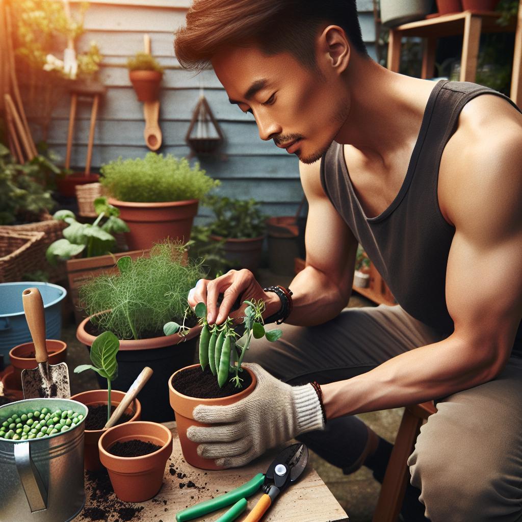 Jak pěstovat hrášek v truhlíku: Lahodná zelenina i na malém prostoru