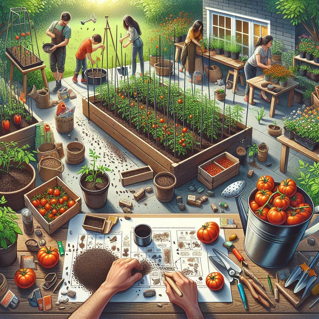 Jak pěstovat rajčata ze semínek: Rychlý průvodce pro začátečníky