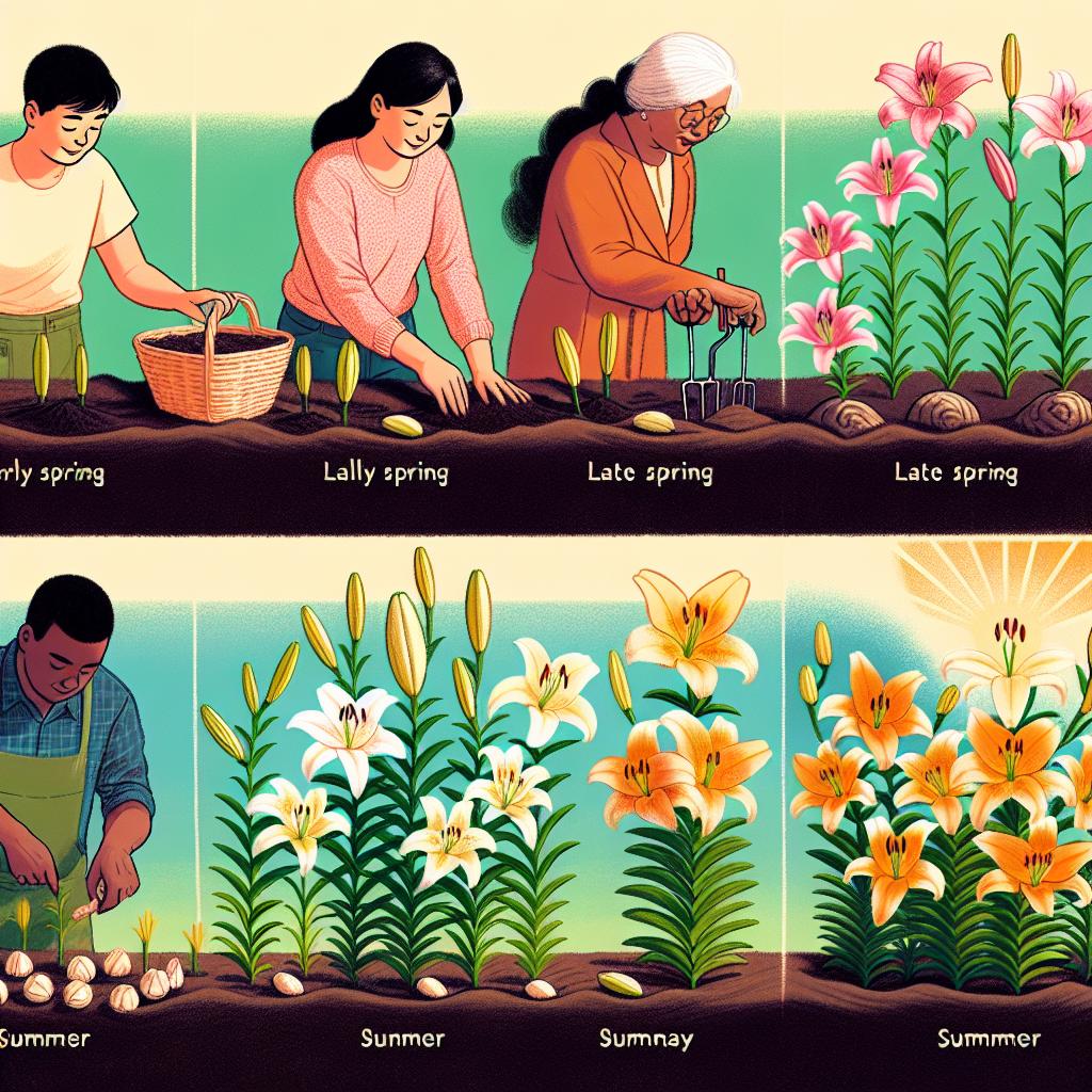 Kdy začít s výsadbou lilií