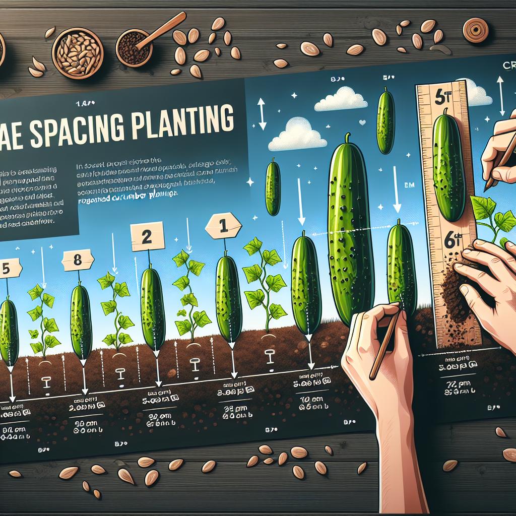 Jaký je ideální rozestup pro okurky