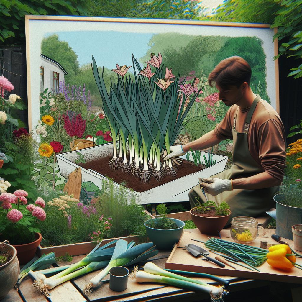 Jak sázet pórek: Postup krok za krokem pro úspěšnou výsadbu pórku