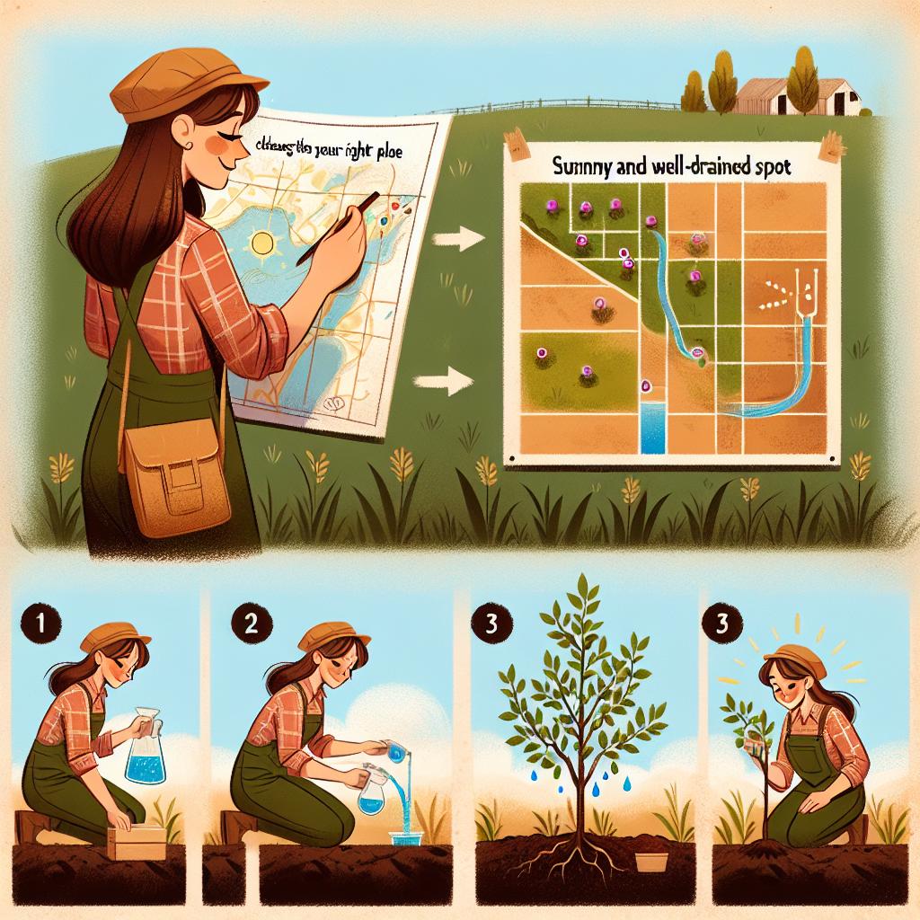 Jak daleko od sebe sázet švestky - Jak pěstovat švestky pro bohatou sklizeň! 2 Jak vybrat správné místo pro švestky