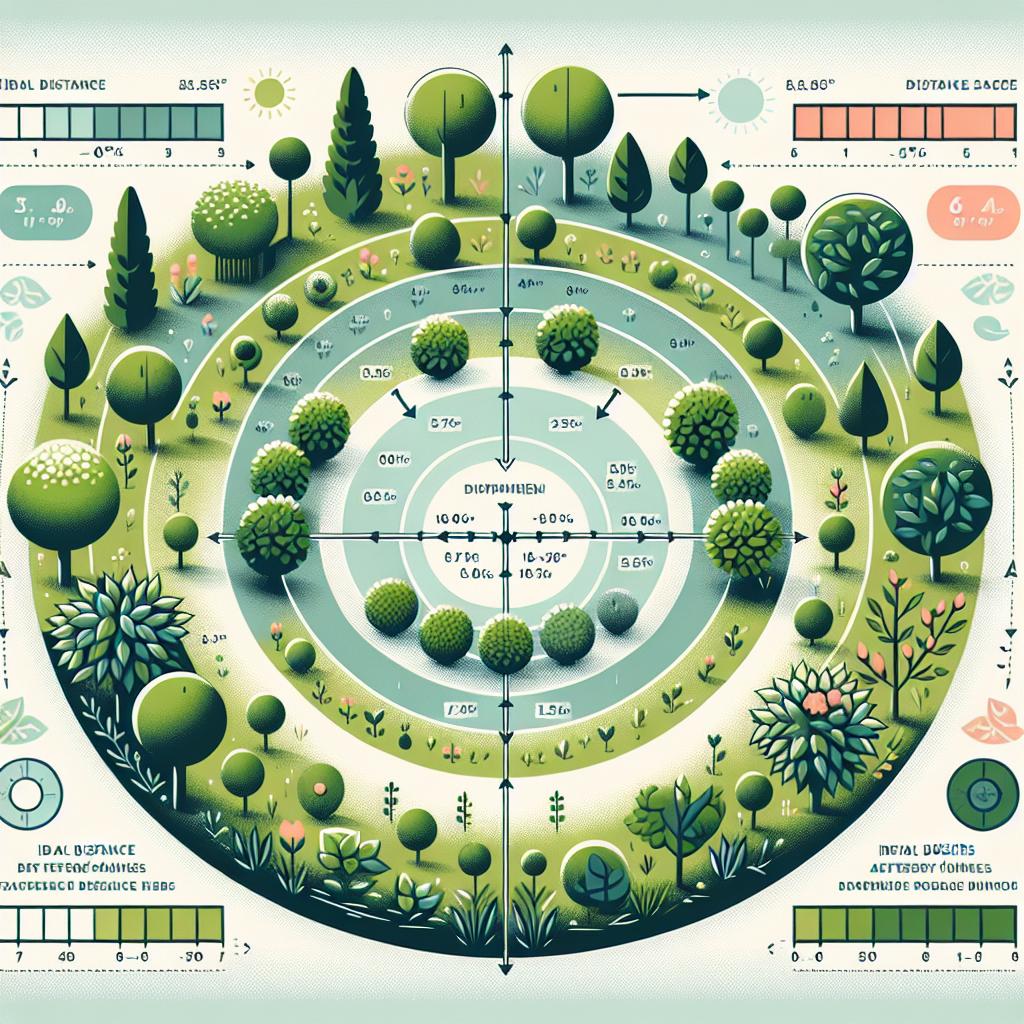 Jak určit ideální vzdálenost keřů