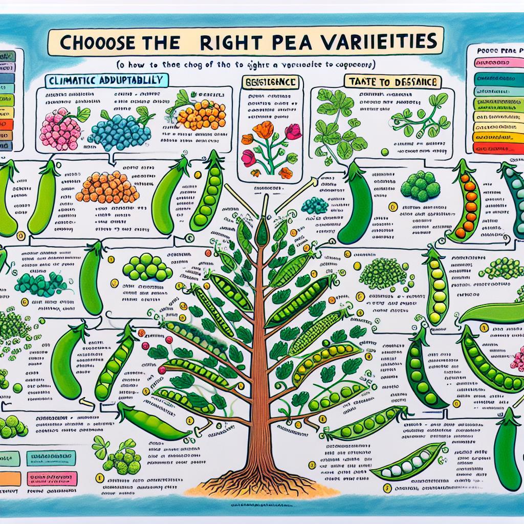 Jak vybrat správné odrůdy hrášku