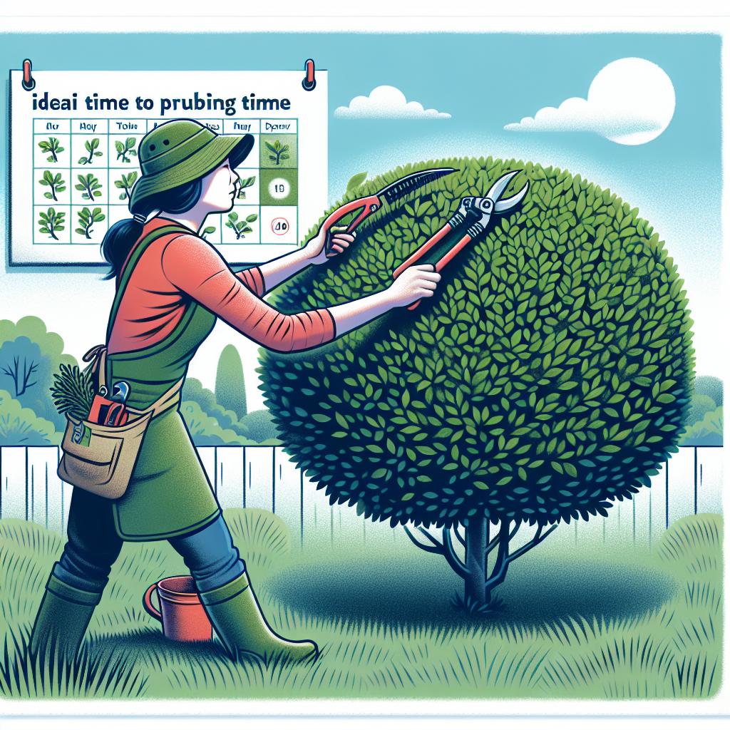 Kdy stříhat buxus: Perfektní tvarování pro váš zahradní design 2 Kdy je ideální čas na stříhání buxusu