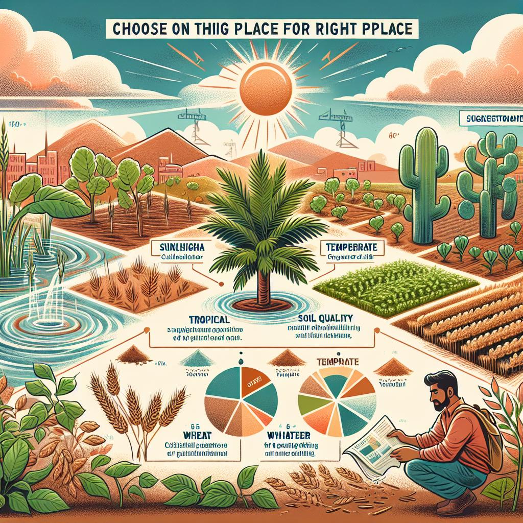 Jak vybrat správné místo pro pěstování