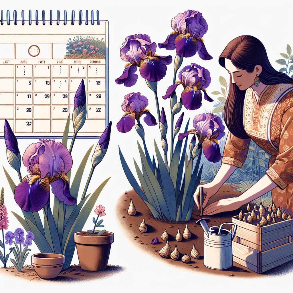 Kdy začít s výsadbou kosatců