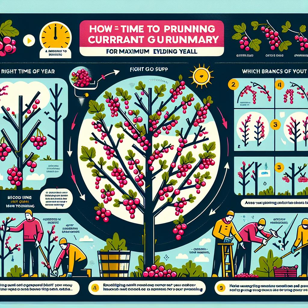 Kdy stříhat rybíz pro nejlepší výsledek