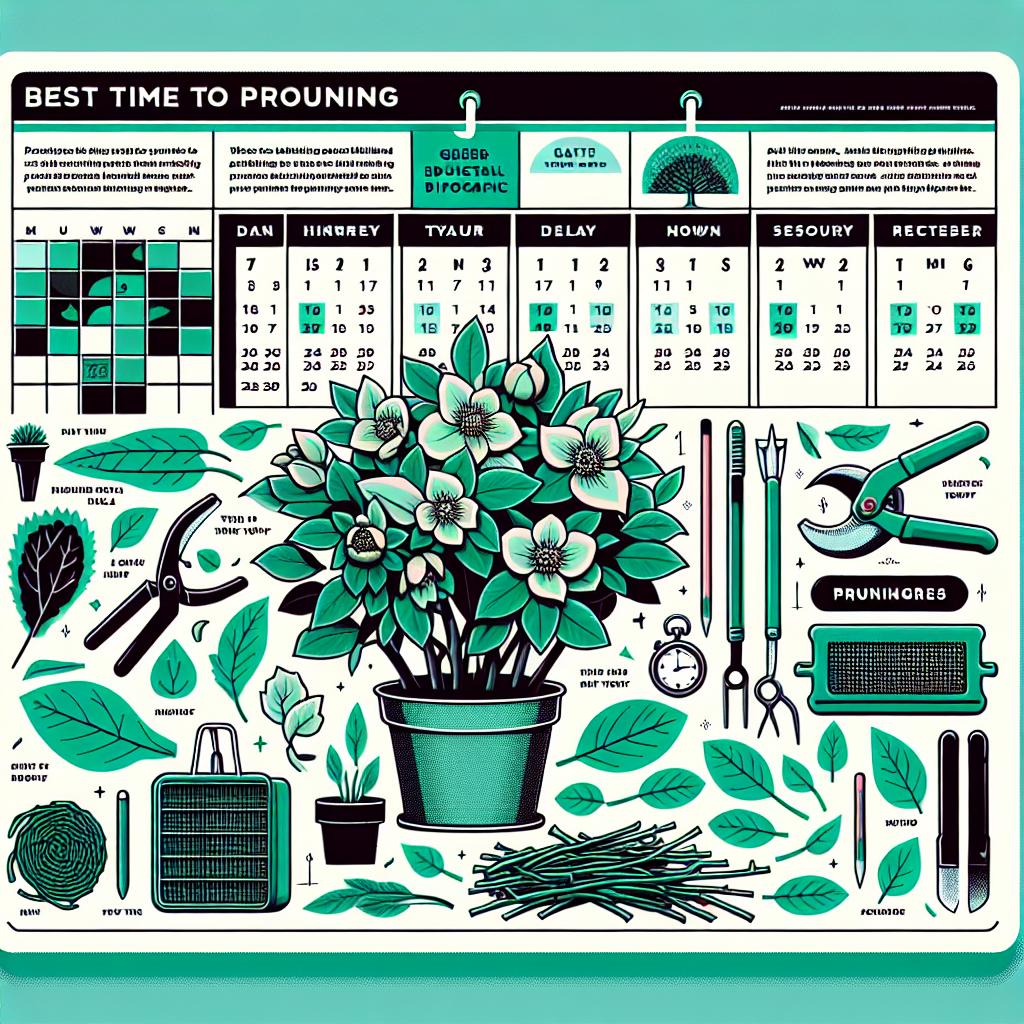 Kdy stříhat čemeřici: Jak a kdy správně prořezat čemeřici pro krásné květy 2 Kdy je nejlepší čas stříhat čemeřici