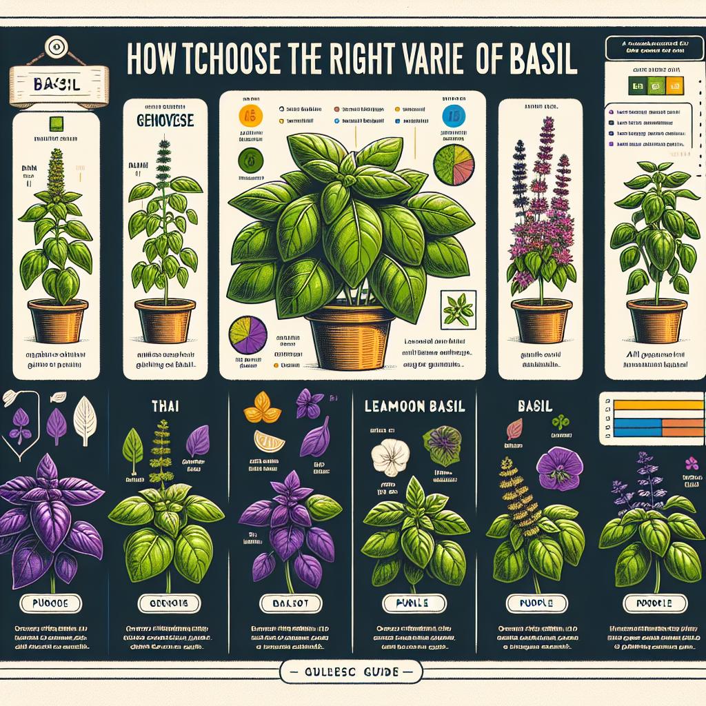 Jak vybrat správnou odrůdu bazalky
