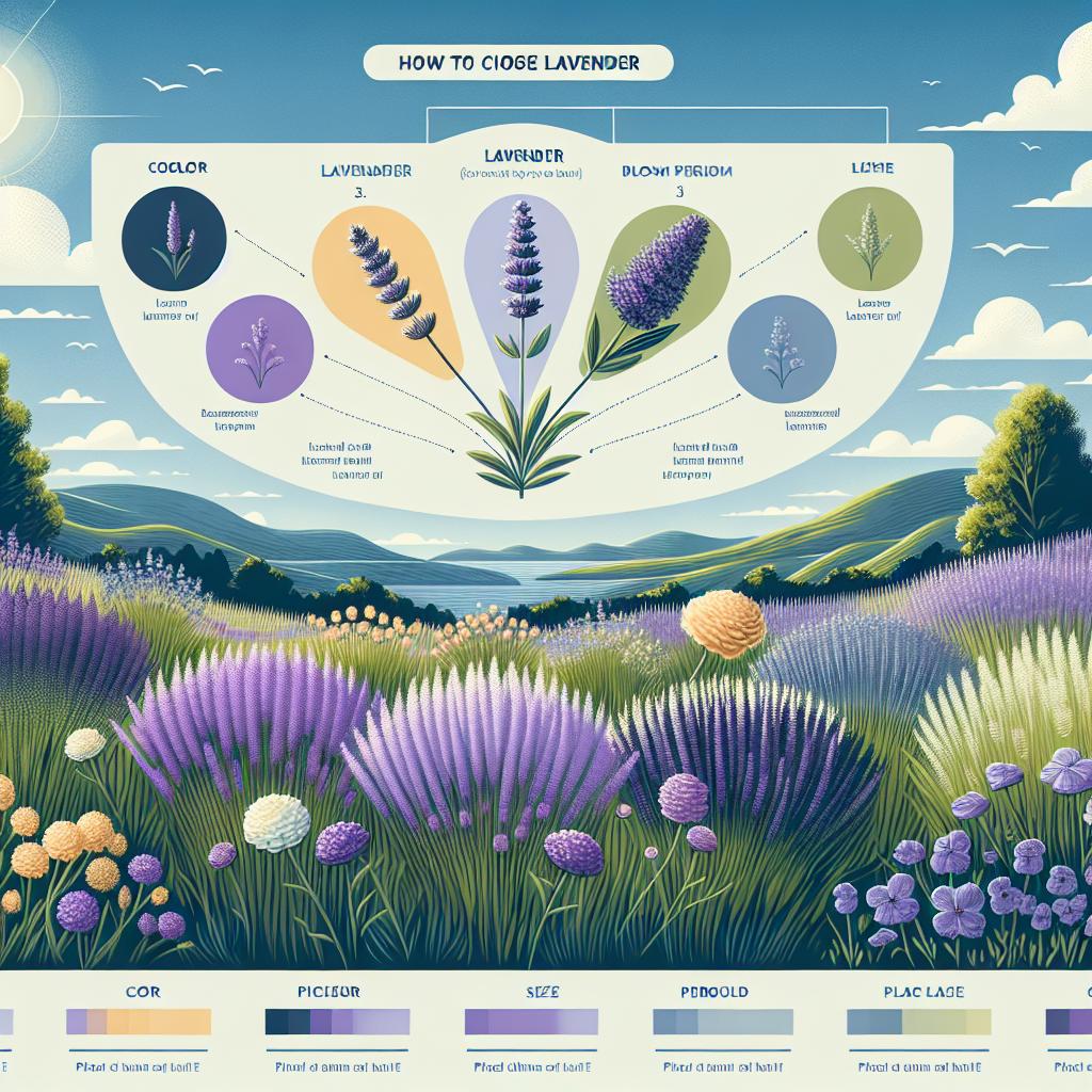 Jak vybrat správný typ levandule