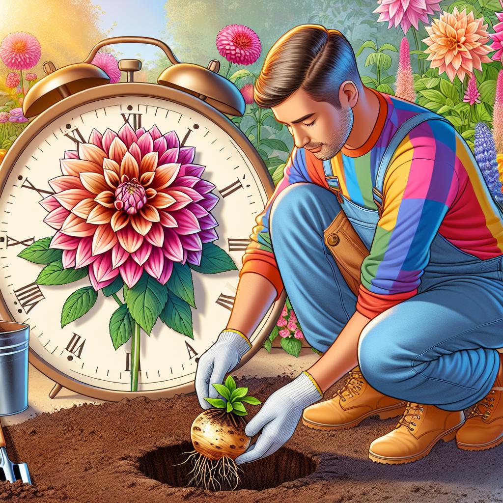 Kdy je nejlepší čas na sázení jiřin