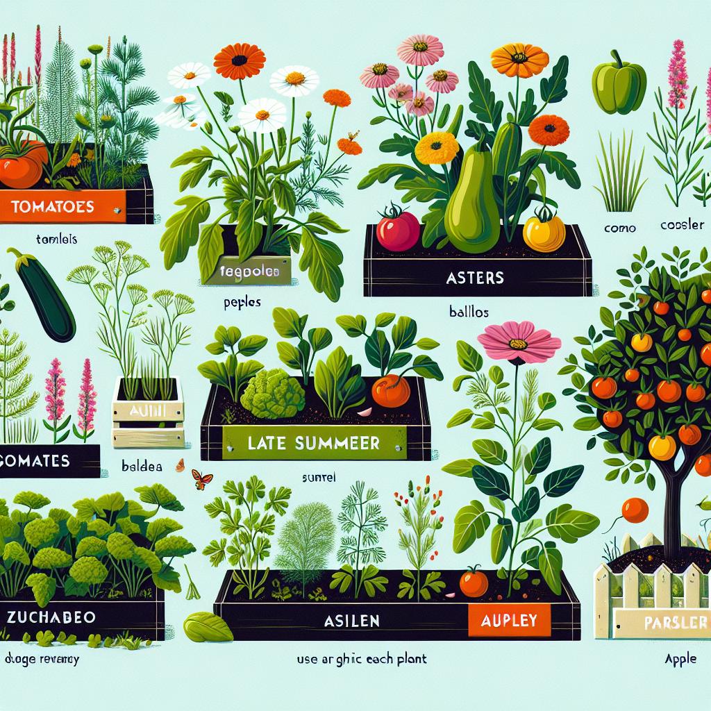 Které rostliny vysadit v srpnu