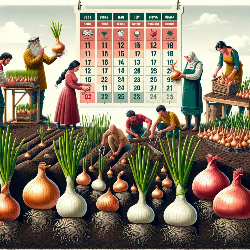 Kdy začít s výsadbou cibule