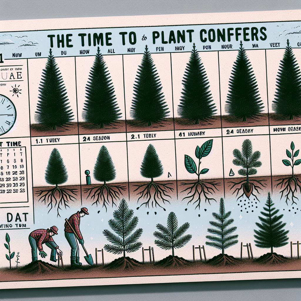 Kdy sázet jehličnany – správný čas pro výsadbu zdravých stromů! 2 Kdy je ideální čas na sázení jehličnanů