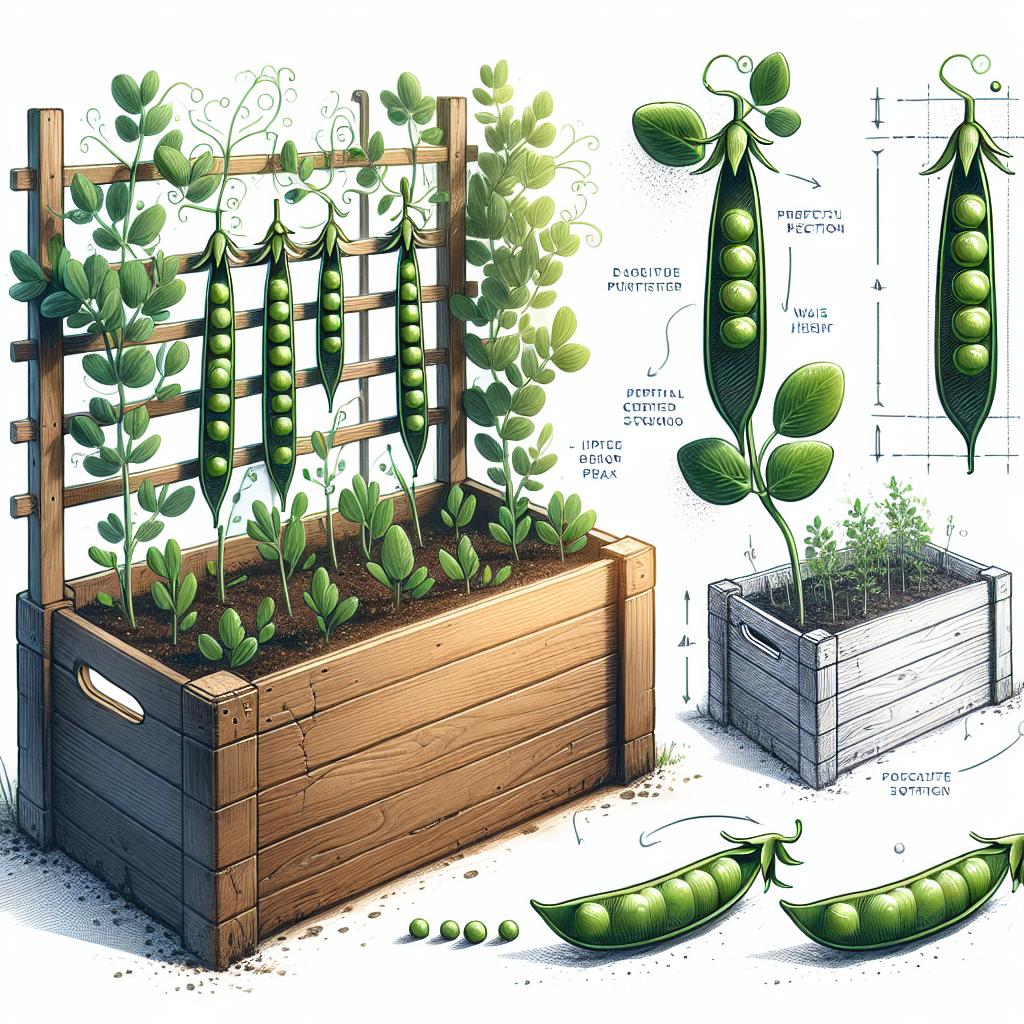 Jaký je ideální truhlík pro pěstování hrášku