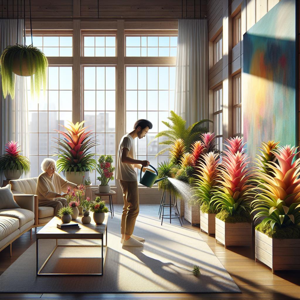 Kde pěstovat bromelie v interiéru