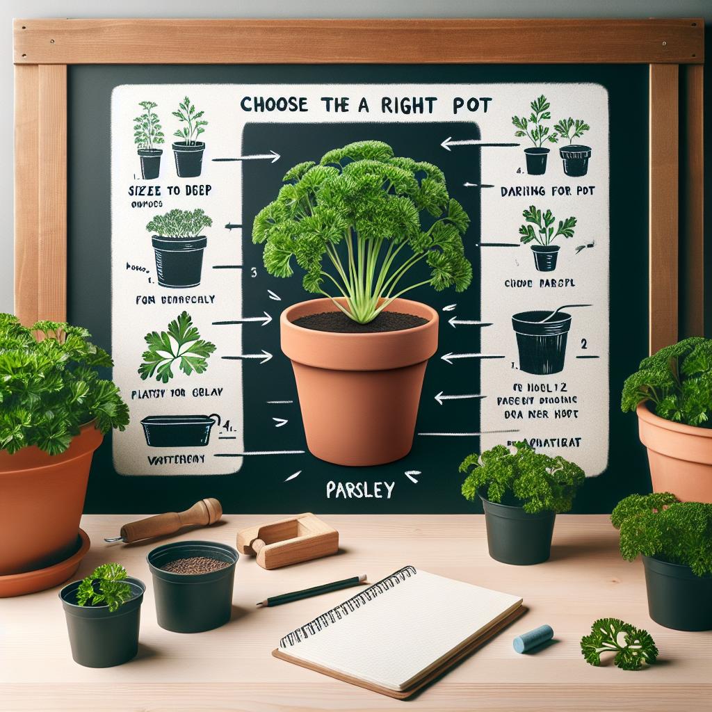Jak vybrat správný květináč pro petržel