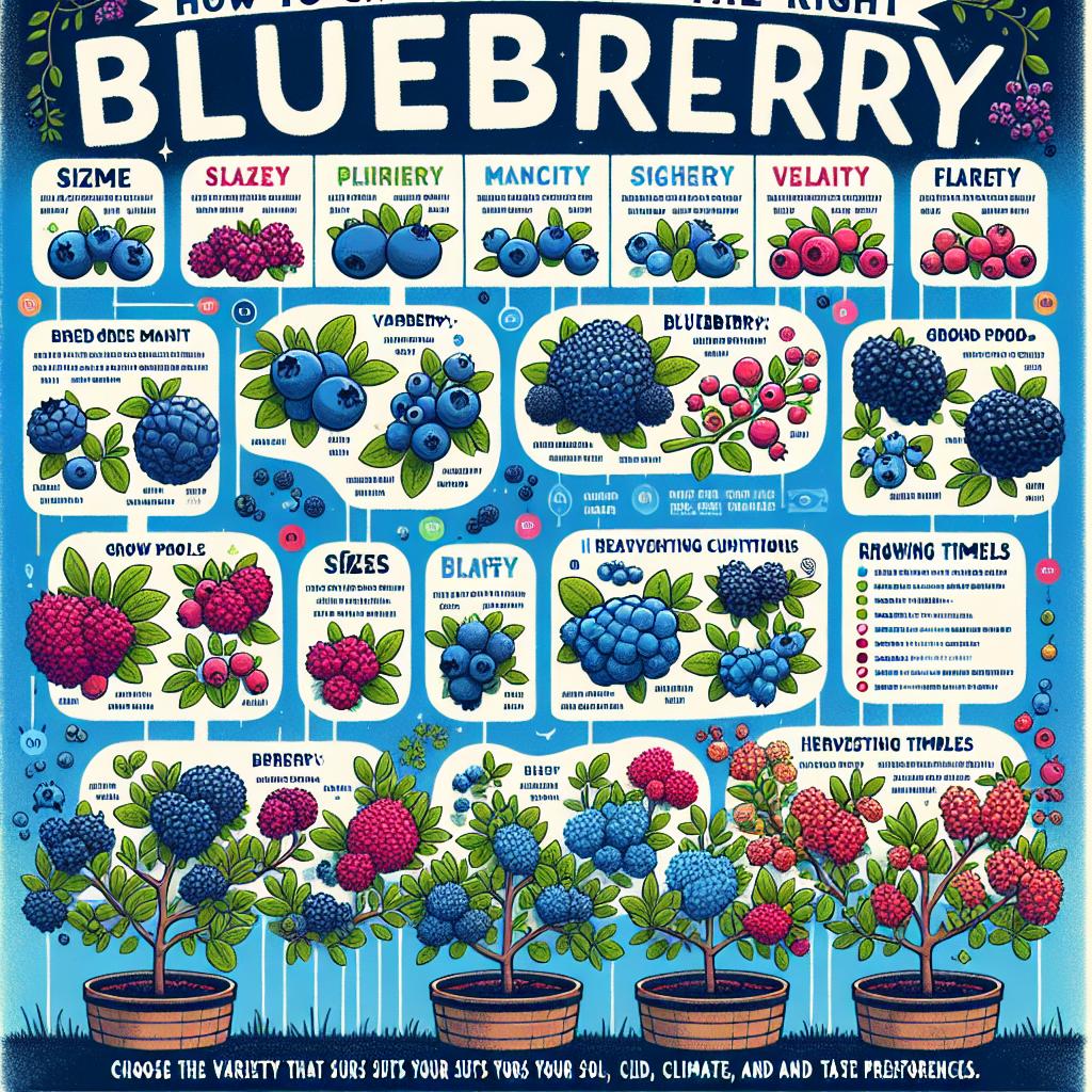 Jak vybrat správné odrůdy borůvek